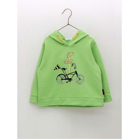 Sudadera desenho bicicleta