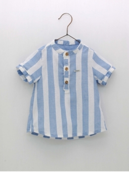 Camisa manga curta listras