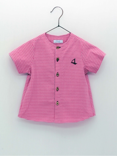 Camisa cuadros fucsia