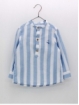 Camisa pescoço mao listras