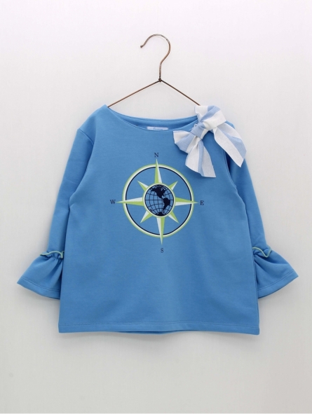 Sudadera rosa de los vientos