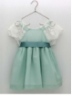Vestido bambula com puntilla