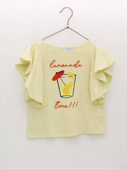 T-shirt manga volante