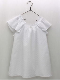 Vestido plumeti branco