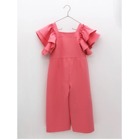 Mono Rosa con volantes