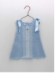 Vestido punto con entredós