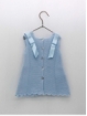 Vestido punto con entredós