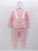 Doublet with satin ties and leggings