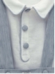 Camisa y pantalón falso liso con tirantes