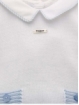 White doublet and fabric panty set
