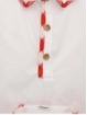 Camisa com vivos e calça curta