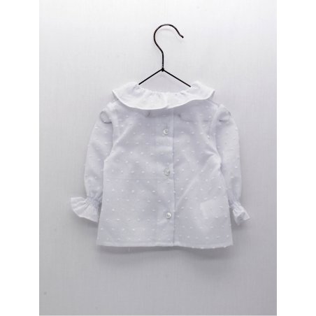 Blusa plumeti cuello volante