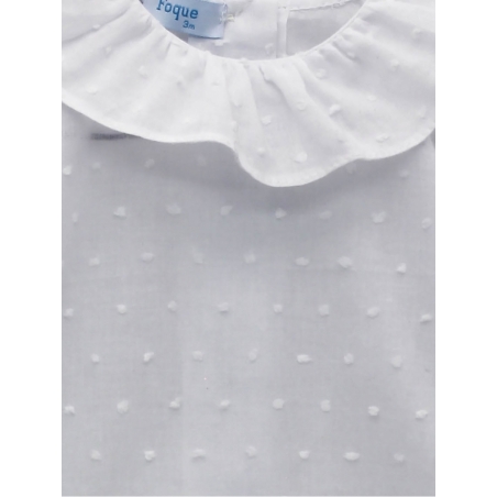 Blusa plumeti cuello volante
