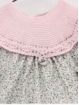 Vestido cuello punto flor liberty