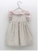 Vestido liberty com volantes