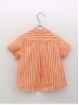 Camisa listras laranja 