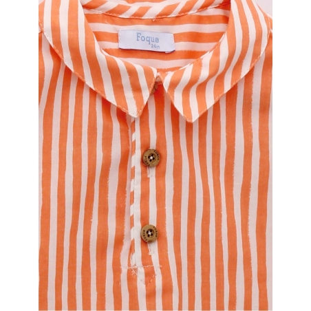 Orange striped shirt