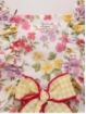 Vestido Estampado com Volantes e Laço