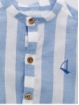 Camisa pescoço mao listras