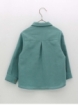 Linen shirt with shirt collar
