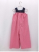 Fluor gingham check jumpsuit