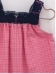 Fluor gingham check jumpsuit