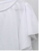 Camiseta blanca manga volante