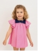 Fuchsia gingham dress
