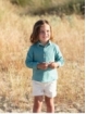 Linen shirt with shirt collar