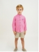 Camisa pescoço camisero fucsia