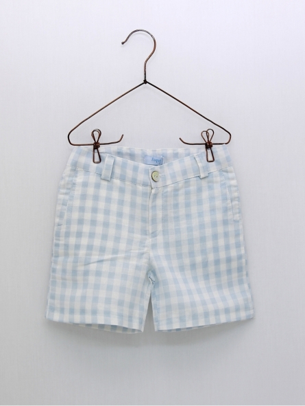 Calça curta quadros