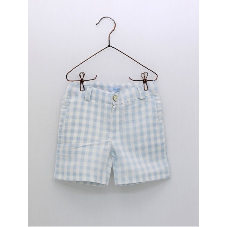 Calça curta quadros