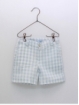 Pantalón corto cuadros