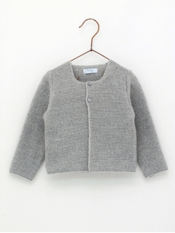 Garter stitch jacket