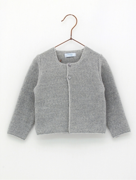 Garter stitch jacket