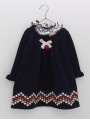 Vestido de ponto com greca