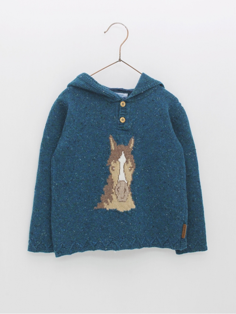 Horse drawing sweater