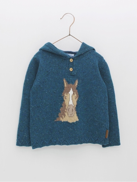Horse drawing sweater
