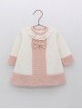 Vestido punto bicolor