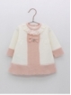 Two-tone knit dress