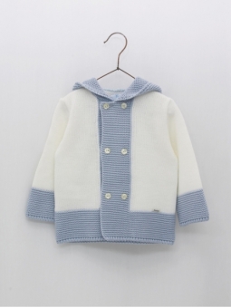 Two-tone duffle coat