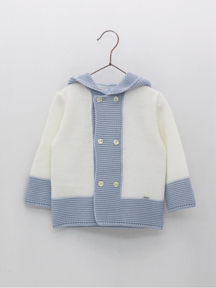 Two-tone duffle coat
