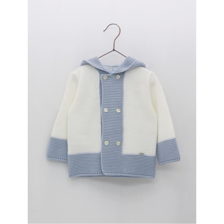 Two-tone duffle coat