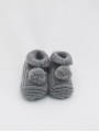 Pompom booties 