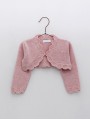 Short jacket with rounded edge