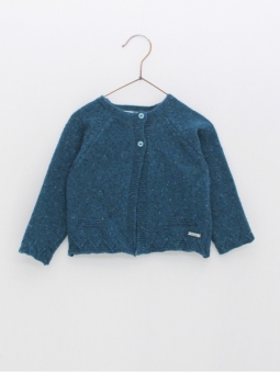 Long marbled jacket