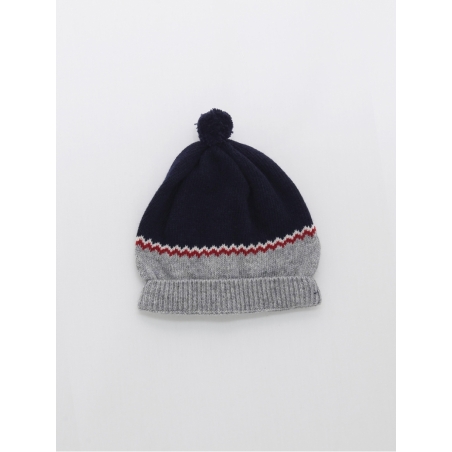Gorro com greca e pompón