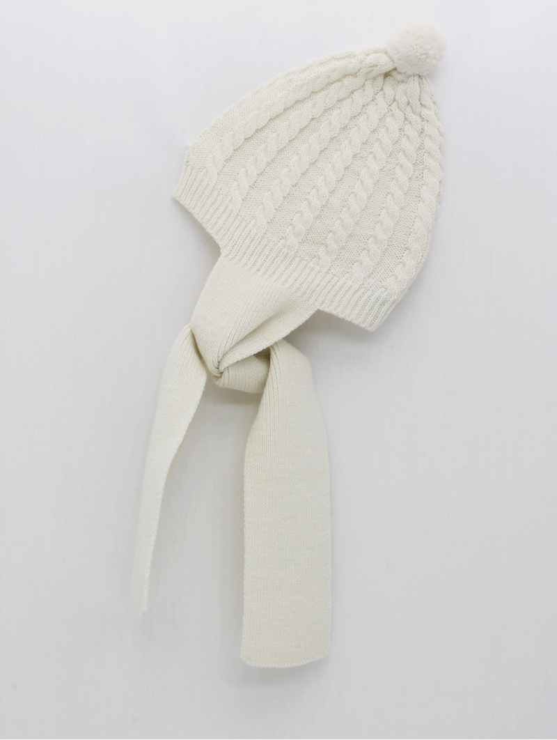 Gorro bufanda ochos e pompón