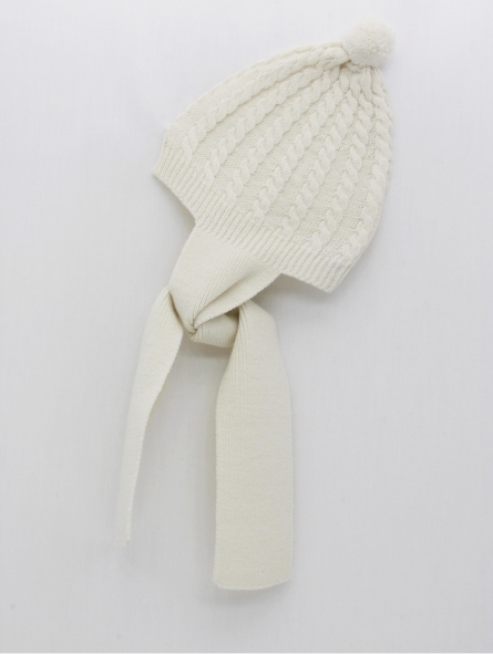 Gorro bufanda ochos e pompón