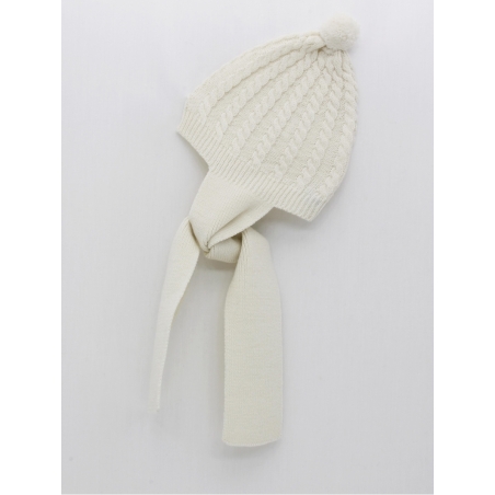 Gorro bufanda ochos y pompón
